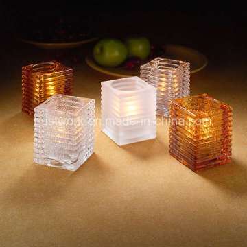 Hospitality Home Decoration Glass Candle Holder